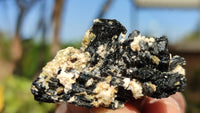 Natural Schorl Black Tourmaline Specimens x 70 From Erongo, Namibia - Toprock Gemstones and Minerals 