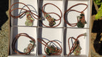 Polished Copper Wire Wrapped Leopard Stone Eagle Pendants x 6 From Zimbabwe - Toprock Gemstones and Minerals 
