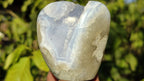 Polished Blue Lace Agate Standing Free Forms  x 3 From Nsanje, Malawi - Toprock Gemstones and Minerals 