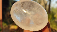 Polished Extra Large Clear Rock Crystal Free Forms With Rainbow Veils x 6 From Madagascar - Toprock Gemstones and Minerals 
