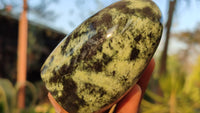 Polished Green Leopard Stone Free Forms  x 6 From Zimbabwe - Toprock Gemstones and Minerals 