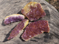 Natural Mini to Small Dark "Amethystos" Amethyst Clusters x 38 From Kwaggafontein, South Africa - TopRock