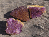 Natural Mini to Small Dark "Amethystos" Amethyst Clusters x 38 From Kwaggafontein, South Africa - TopRock