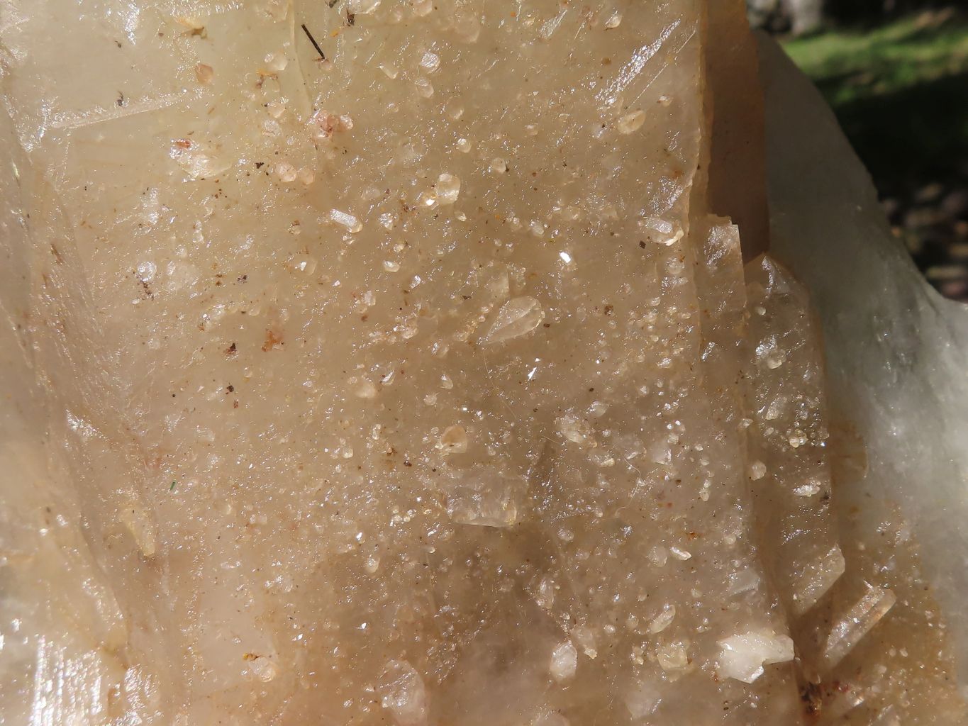 Natural Half Polished Quartz Crystal (Cut To Stand) x 1 From Angola - TopRock