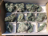 Natural Rare Emerald Mica In Matrix Cobbed Specimens x 12 From Mutoko, Zimbabwe - Toprock Gemstones and Minerals 