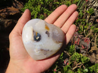 Polished Stunning Agate Hearts x 4 From Madagascar - Toprock Gemstones and Minerals 