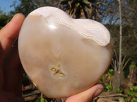 Polished Stunning Agate Hearts x 4 From Madagascar - Toprock Gemstones and Minerals 