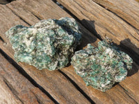 Natural Rare Emerald Mica In Matrix Cobbed Specimens x 12 From Mutoko, Zimbabwe - Toprock Gemstones and Minerals 