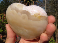 Polished Stunning Agate Hearts x 4 From Madagascar - Toprock Gemstones and Minerals 
