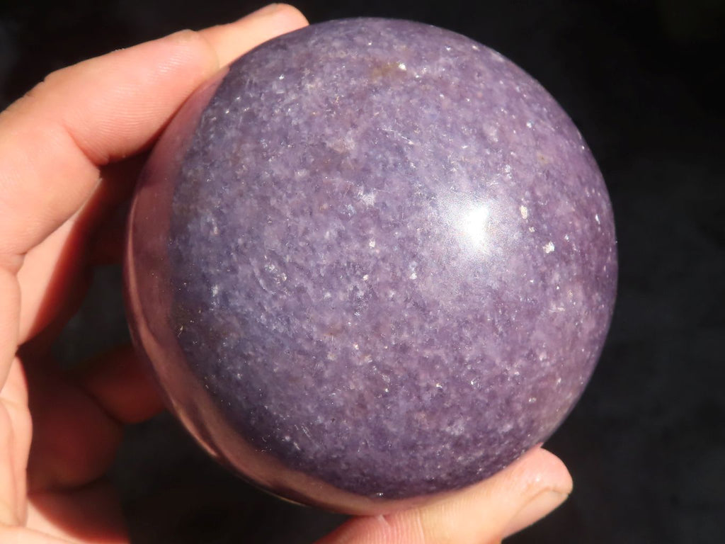 Polished Purple Lepidolite Spheres  x 2 From Zimbabwe - Toprock Gemstones and Minerals 