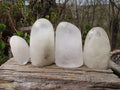 Polished Clear Quartz Standing Free Forms x 4 From Madagascar - Toprock Gemstones and Minerals 