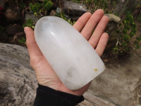Polished Clear Quartz Standing Free Forms x 4 From Madagascar - Toprock Gemstones and Minerals 