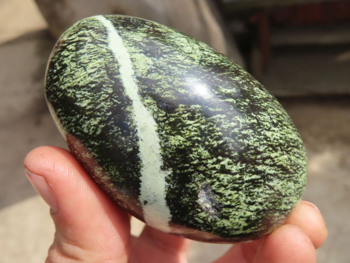 Polished Leopard stone Gallets  x 12 From Inyanga, Zimbabwe - Toprock Gemstones and Minerals 