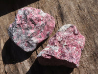 Natural Rough Rhodonite Cobbed Specimens  x 17 From Zimbabwe - TopRock