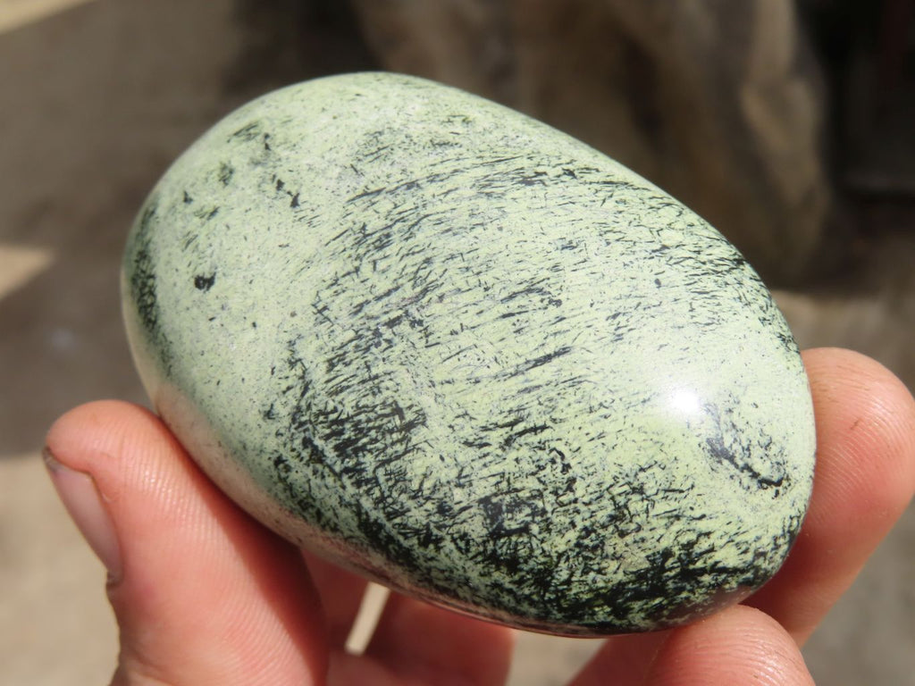 Polished Leopard stone Gallets  x 12 From Inyanga, Zimbabwe - Toprock Gemstones and Minerals 