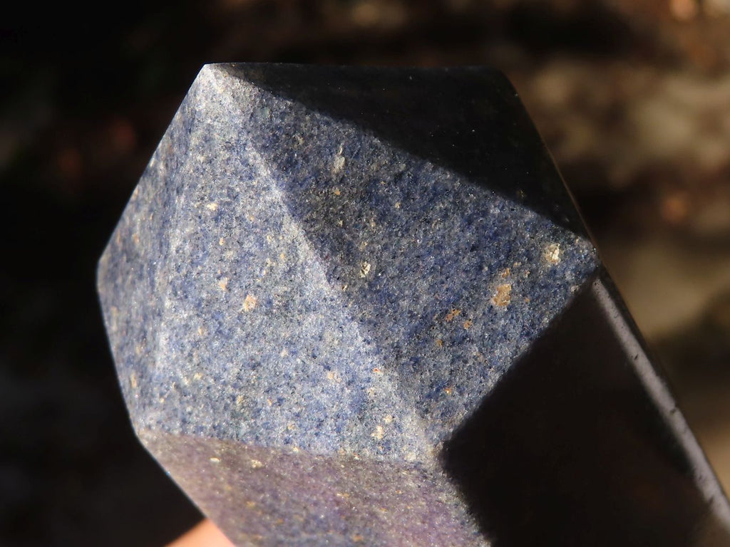 Polished Blue Lazulite Points  x 3 From Madagascar - Toprock Gemstones and Minerals 