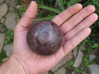 Polished Red Garnet Spheres x 2 From Madagascar - TopRock