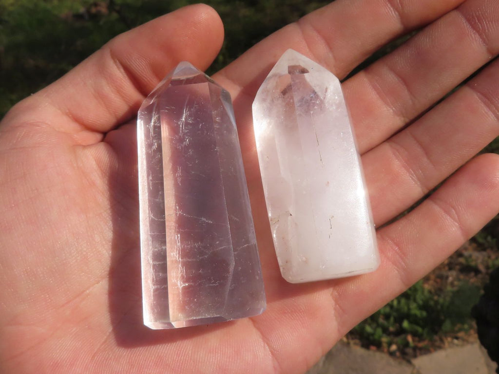 Polished Small Semi Optic to Optic Quartz Points  x 27 From Mandrosonoro, Madagascar - TopRock