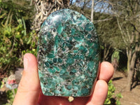 Polished Rare Emerald In Matrix Standing Free Forms  x 3 From Sandawana, Zimbabwe - Toprock Gemstones and Minerals 