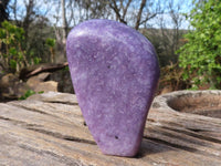 Polished Purple Lepidolite Standing Free Forms  x 4 From Zimbabwe - Toprock Gemstones and Minerals 