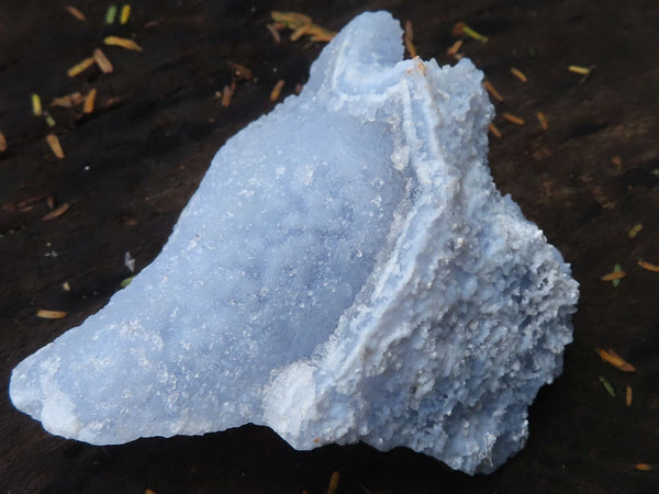 Natural Etched Blue Chalcedony Specimens  x 12 From Malawi - TopRock