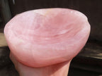 Polished Pink Rose Quartz Bowl x 1 From Ambatondrazaka, Madagascar - Toprock Gemstones and Minerals 