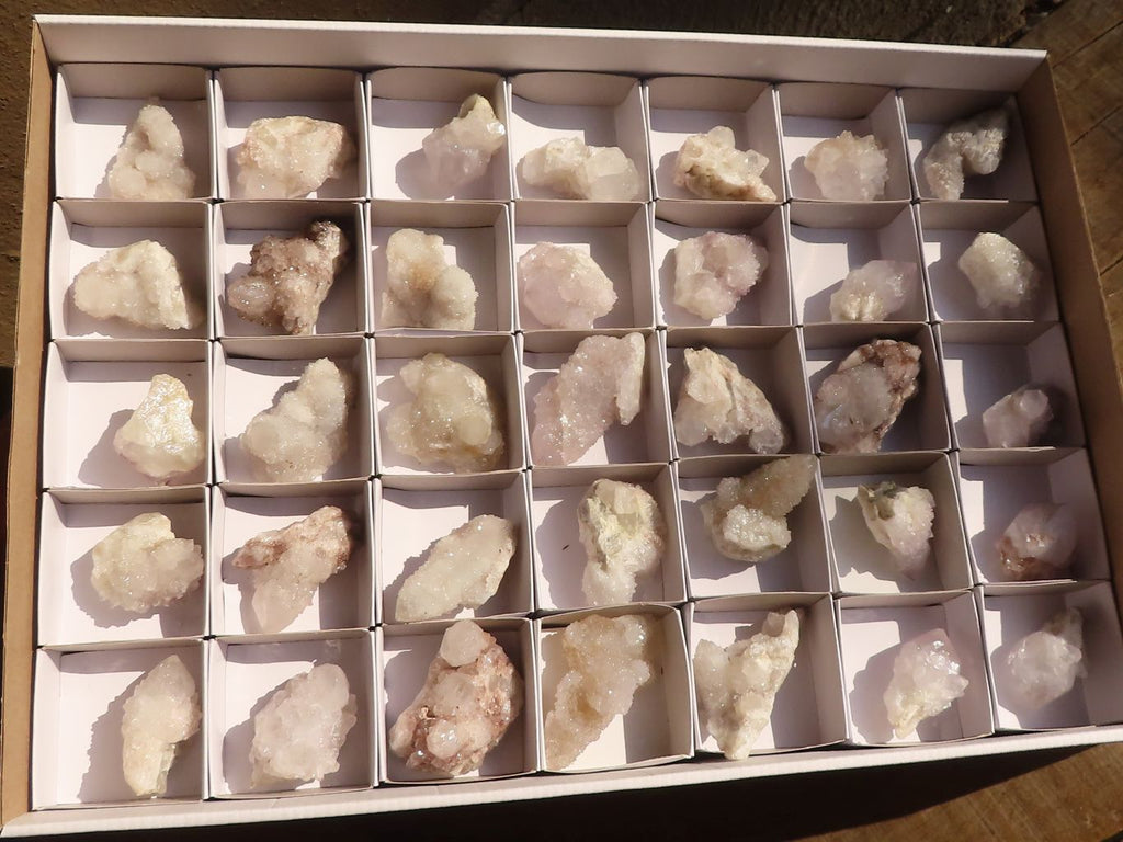 Natural Small Mixed Spirit Quartz Clusters x 38 From Boekenhouthoek, South Africa - Toprock Gemstones and Minerals 