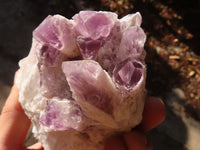 Natural Sugar Amethyst Clusters  x 4 From Solwezi, Zambia