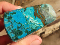 Polished Blue Shattuckite Free Forms  x 6 From Kaokoveld, Namibia - Toprock Gemstones and Minerals 