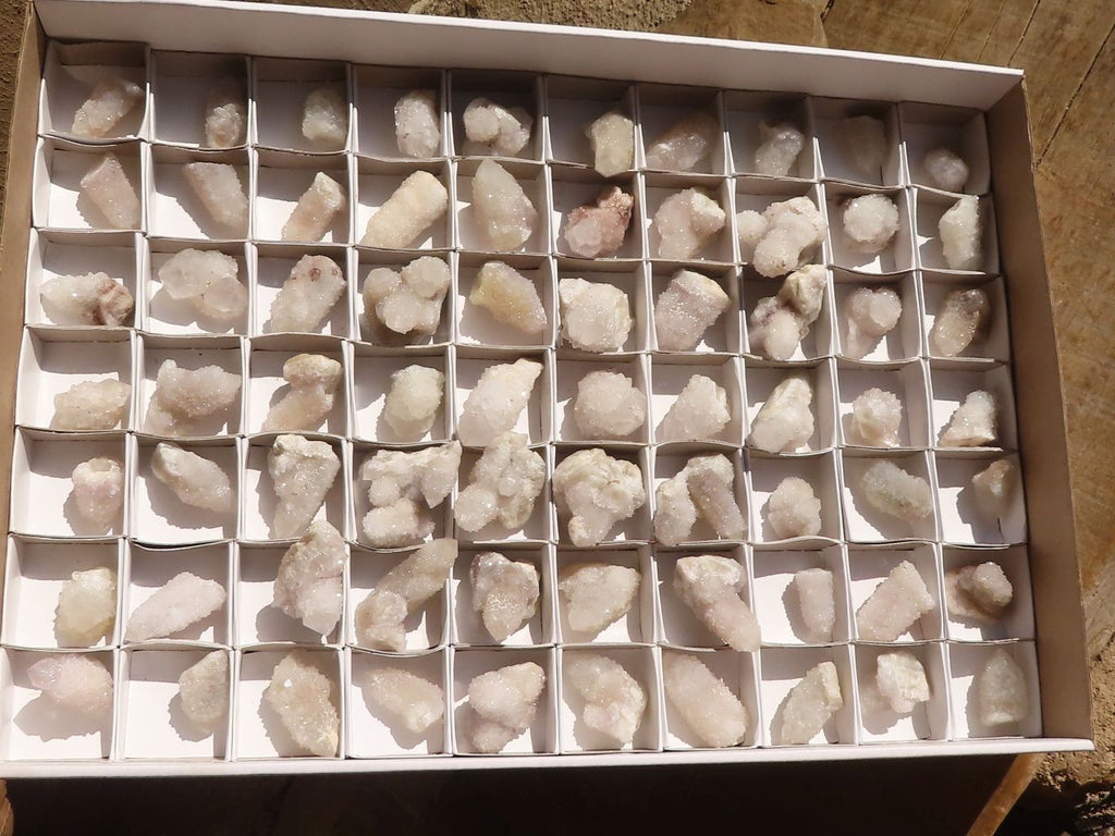 Natural White Spirit Quartz Specimens x 70 From Boekenhouthoek, South Africa - Toprock Gemstones and Minerals 