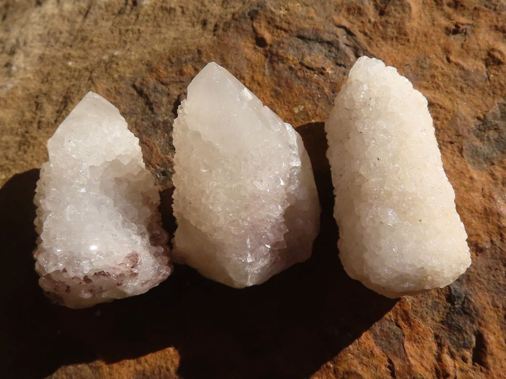 Natural White Spirit Quartz Specimens x 70 From Boekenhouthoek, South Africa - Toprock Gemstones and Minerals 