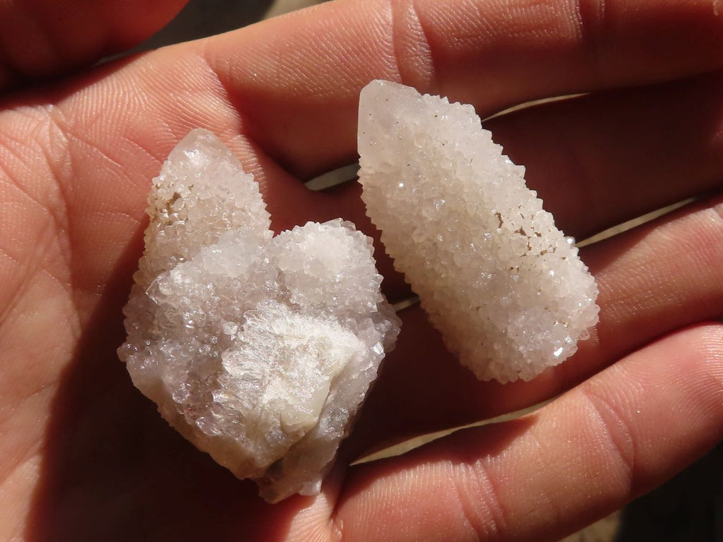 Natural White Spirit Quartz Specimens x 70 From Boekenhouthoek, South Africa - Toprock Gemstones and Minerals 