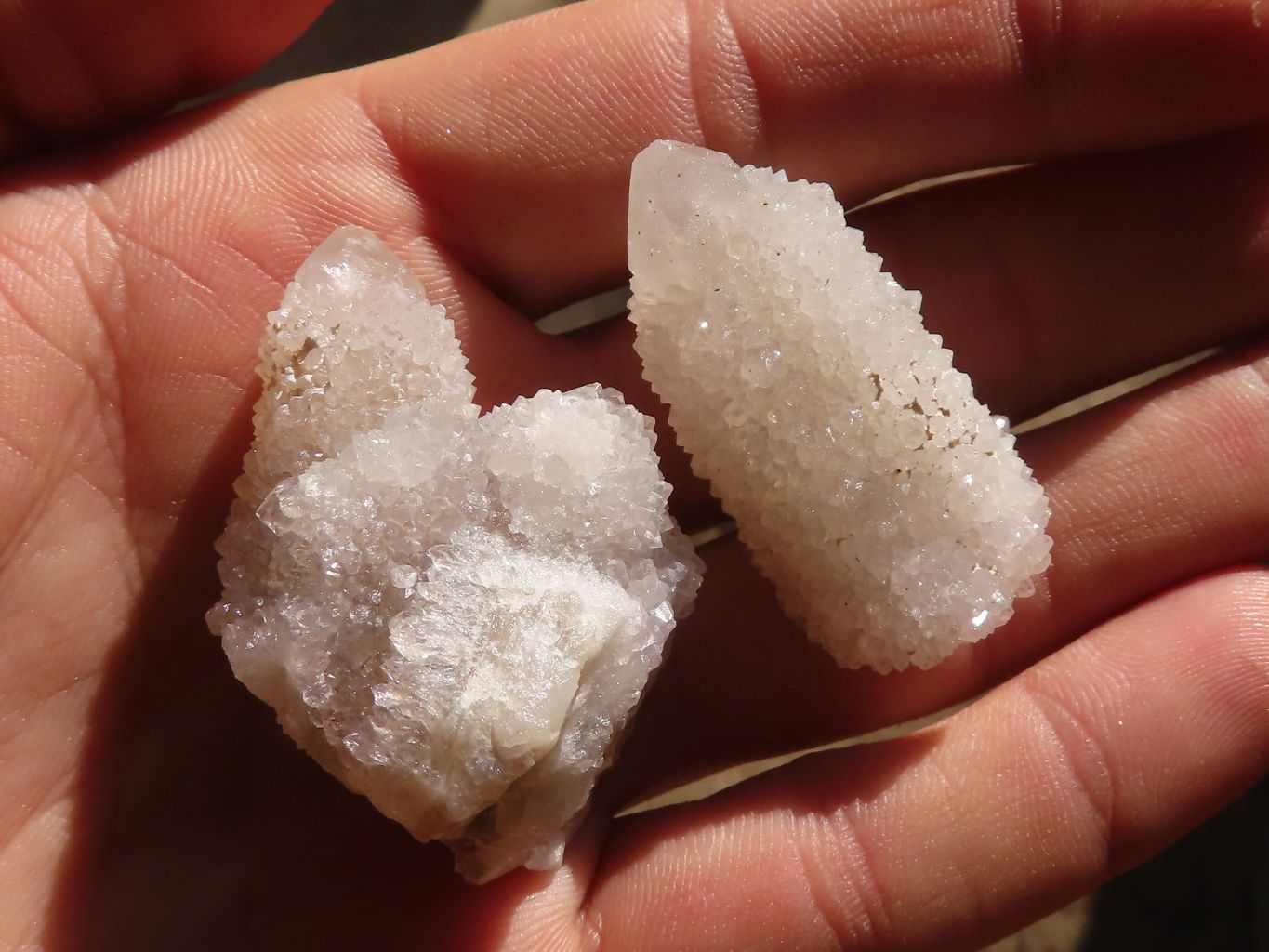 Natural White Spirit Quartz Specimens x 70 From Boekenhouthoek, South Africa - Toprock Gemstones and Minerals 