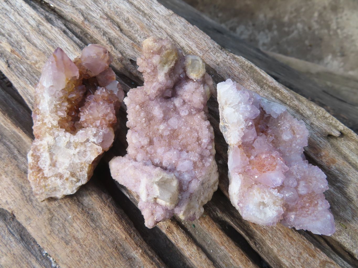 Natural Spirit Quartz Clusters x 12 From Boekenhouthoek, South Africa - Toprock Gemstones and Minerals 
