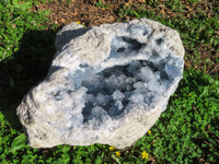Natural Exceptional Huge Crystalline Blue Celestite Geode x 1 From Sakoany, Madagascar