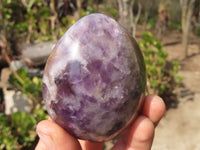 Polished Dream Amethyst Standing Free Forms x 6 From Ambatondrazaka, Madagascar