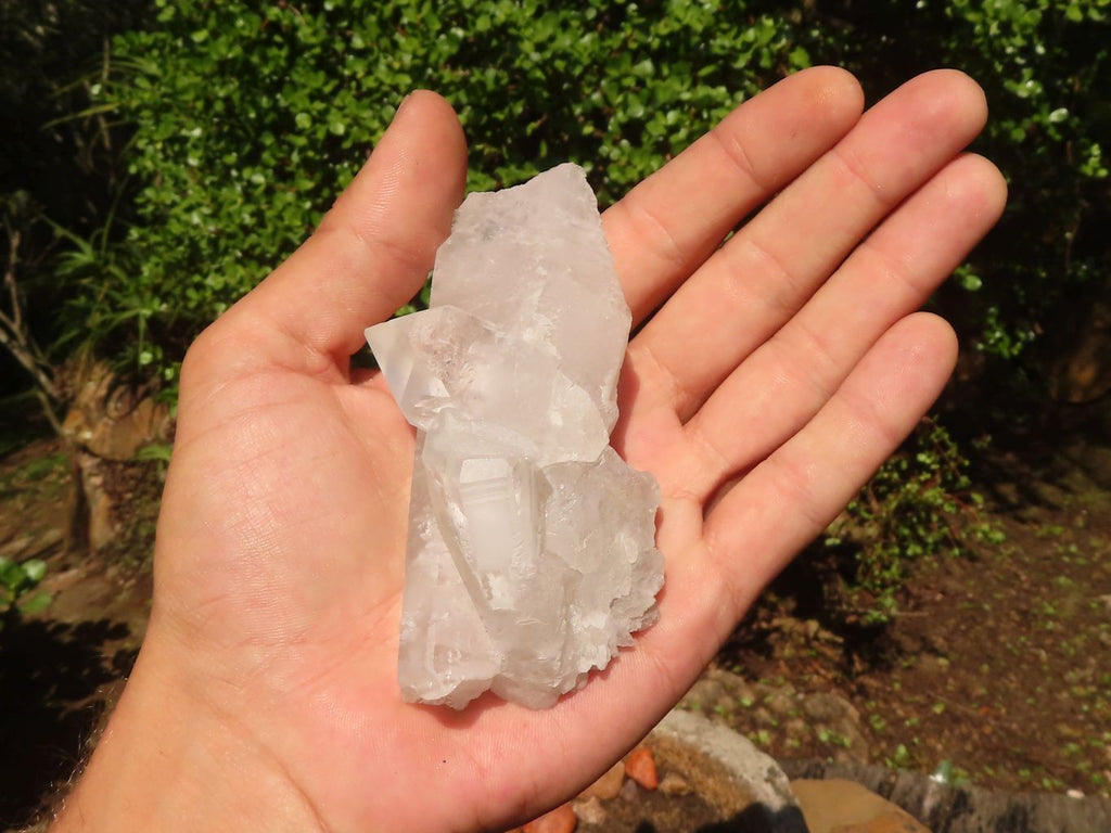 Natural Clear Quartz Crystals & Clusters  x 12 From Zambia - Toprock Gemstones and Minerals 