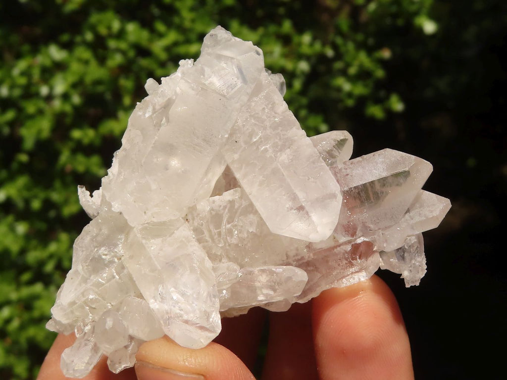 Natural Clear Quartz Crystals & Clusters  x 12 From Zambia - Toprock Gemstones and Minerals 