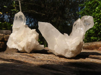 Natural Clear Quartz Crystals & Clusters  x 12 From Zambia - Toprock Gemstones and Minerals 
