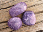 Polished Purple Lepidolite Free Forms  x 6 From Zimbabwe - Toprock Gemstones and Minerals 