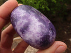 Polished Purple Lepidolite Free Forms  x 6 From Zimbabwe - Toprock Gemstones and Minerals 