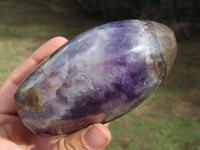 Polished Flower Dream Amethyst Standing Free Forms x 3 From Madagascar - TopRock