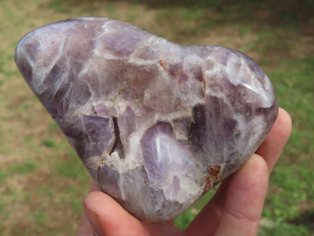 Polished Flower Dream Amethyst Standing Free Forms x 3 From Madagascar - TopRock
