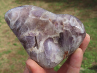 Polished Flower Dream Amethyst Standing Free Forms x 3 From Madagascar - TopRock