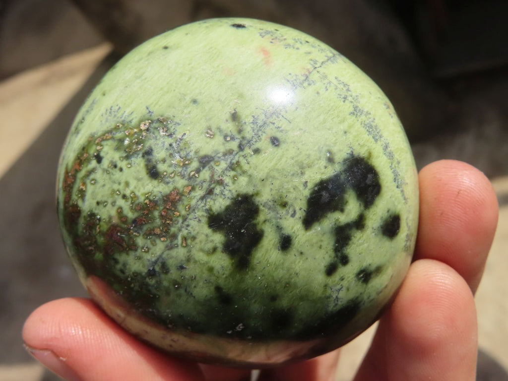 Polished Leopard stone Gallets  x 6 From Zimbabwe - Toprock Gemstones and Minerals 