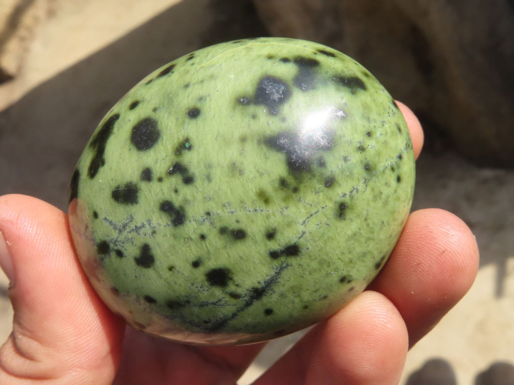 Polished Leopard stone Gallets  x 6 From Zimbabwe - Toprock Gemstones and Minerals 