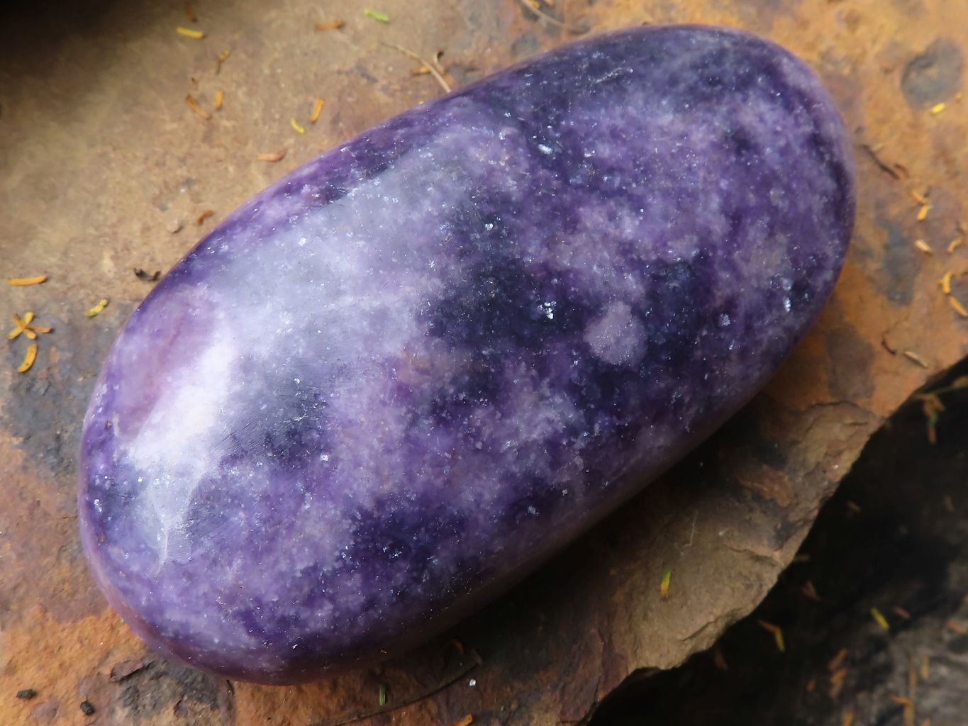 Polished Extra Large Purple Lepidolite Free Forms x 6 From Zimbabwe - TopRock