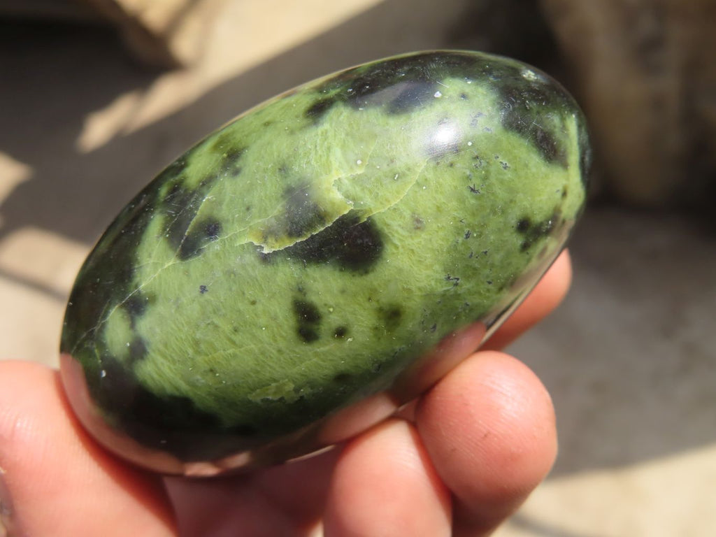 Polished Leopard stone Gallets  x 6 From Zimbabwe - Toprock Gemstones and Minerals 