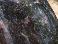 Polished Electric Blue Iolite Standing Free Forms  x 2 From Madagascar - TopRock