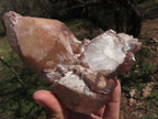 Natural Red Hematoid Phantom Quartz Clusters  x 4 From Karoi, Zimbabwe - TopRock